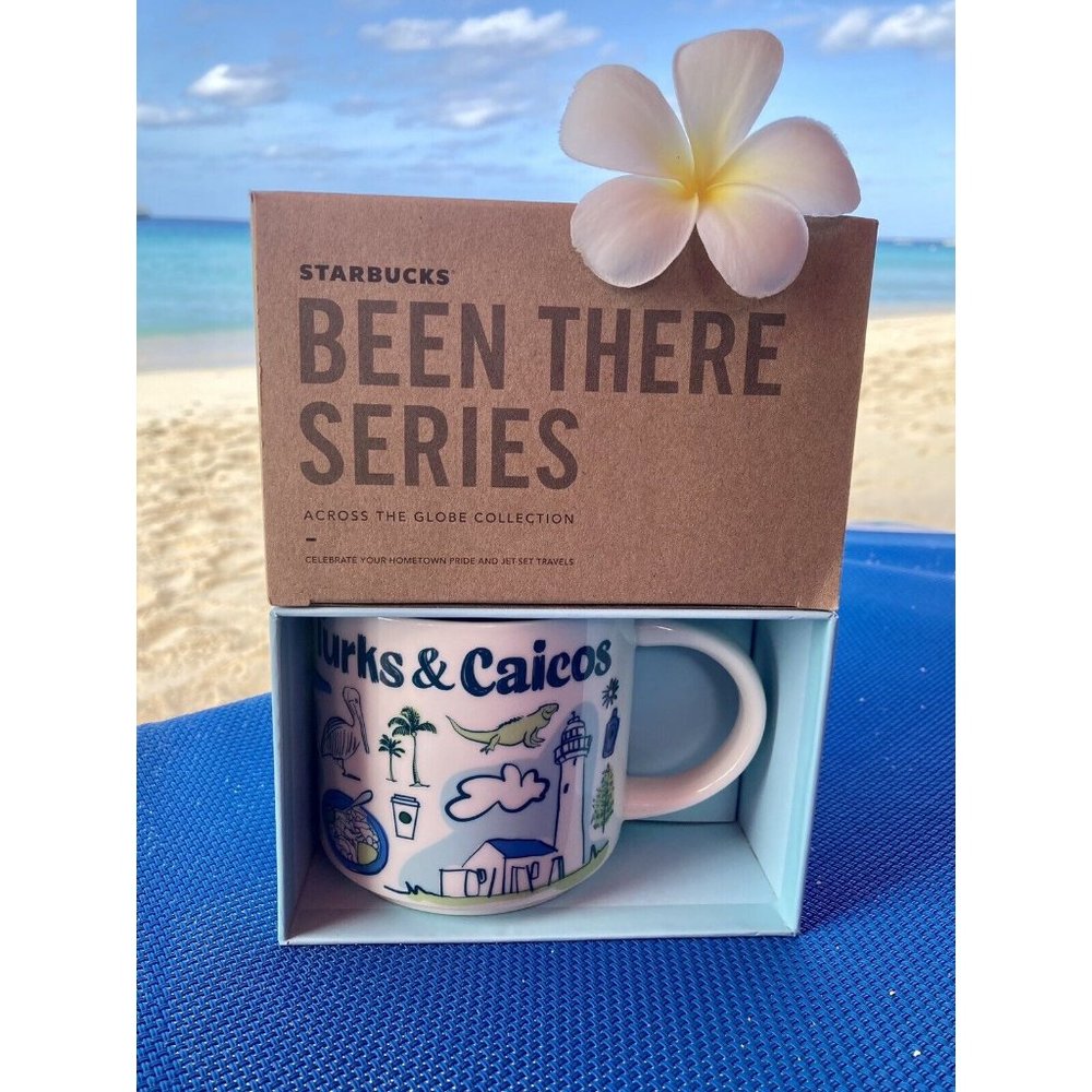 Starbucks Been There Series Turks & Caicos 14 oz Mug NEW In Box